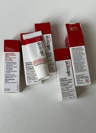 М'який очищуючий крем для обличчя cellcosmet gentle cream cleanser міні по 5мл1 фото