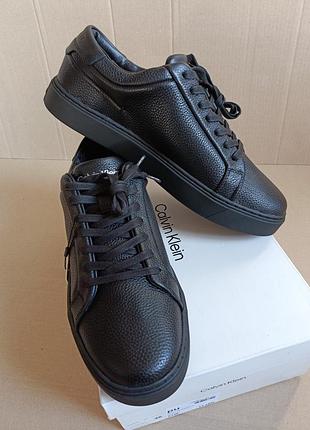 Шкіряні кросівки кеди чоловічі calvin klein. нові в коробці оригінал