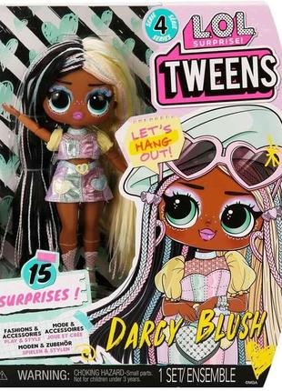 Кукла лол сюрприз дарси блаш lol surprise tweens fashion doll darcy blush лялька l.o.l. твинс 588740