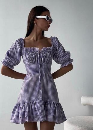 500 грн💜дуже крута жіноча сукня з рюшами3 фото
