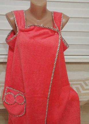 Легкий халатик,халати для бані,сауни, пляжу.є забарвлення