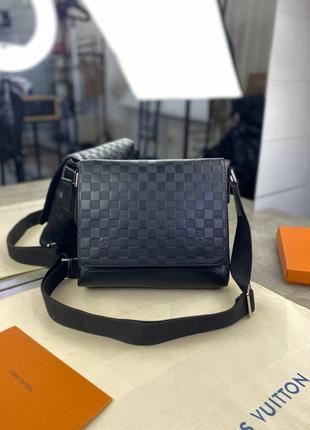 Слинг черный louis vuitton avenue duo shadow c586