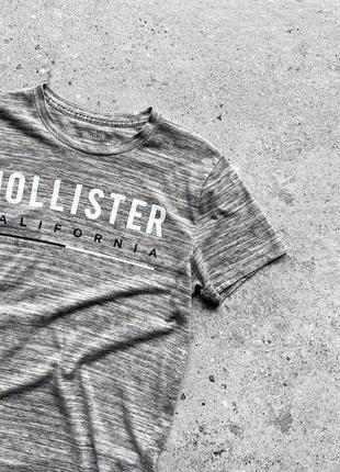 Hollister california men’s short sleeve t-shirt center logo футболка4 фото