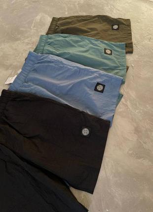 Нейлоновые шорты stone island turquoise нейлоновые шорты-тон айленд-тон исланд