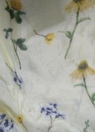 Блуза блузка в цветочный принт рукава фонарики5 фото