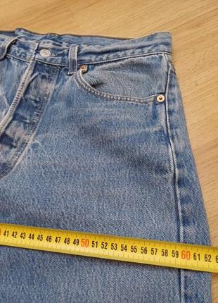 Джинси сині  levi's 501-0115 
size w 33 l 34
 made in u.s.a 
стан ідеальний, ідеальні потерті джинси7 фото