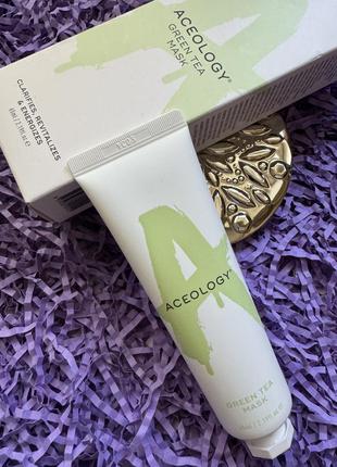 Тонізуюча маска для обличчя aceology green tea mask, 65мл4 фото