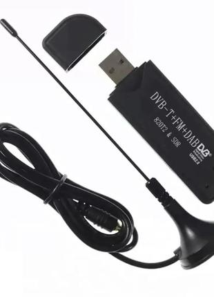 Rtl2832u r820t2 sdr широкосмуговий приймач fm+dab usb dvb-t 24...