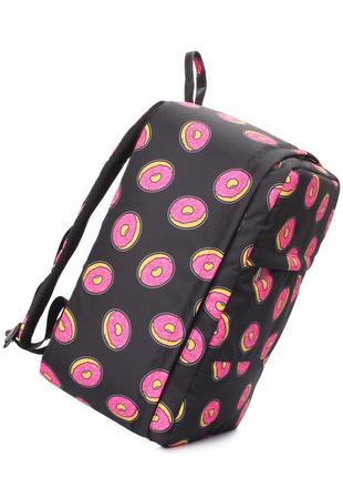Рюкзак для ручної поклажі poolparty hub 40x25x20см ryanair / wizz air / мау з пончиками4 фото