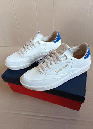 Женские кожаные кеды кроссовки reebok c club clean. новые в коробке оригинал1 фото