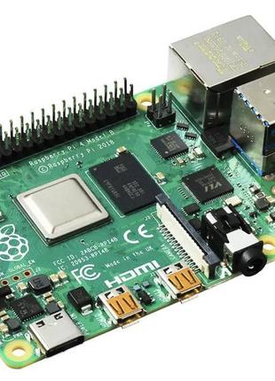 Raspberry pi 4b, broadcom bcm2711, 4 ядра 1,5 ггц, gpu videoco...