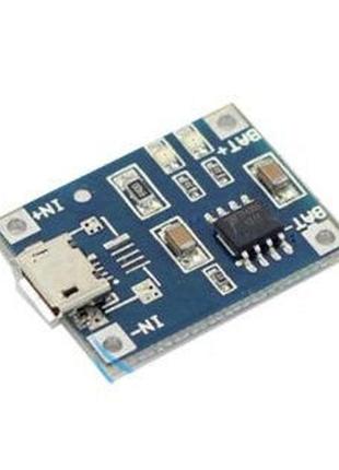 Tp4056 модуль плата заряду літієвих li-ion акумулятора 18650 -...