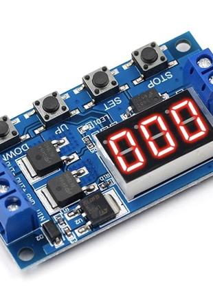 Таймер, регулятор затримки часу ddc-432 5-30в 0,1 сек-999мин з...