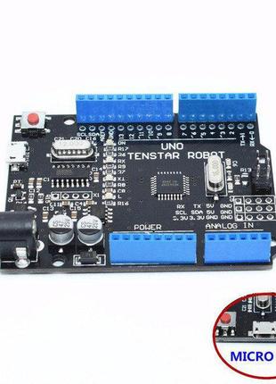 Arduino uno r3 mega328p ch340g, micro usb