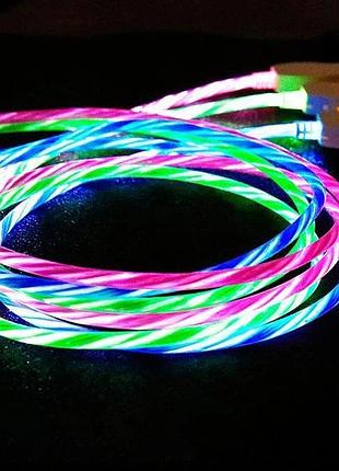 Usb type-c кабель струмує підсвічуванням 2а, 1м - висока якіст...