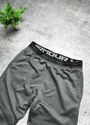 Мужские брюки under armour fleece logo pants!4 фото