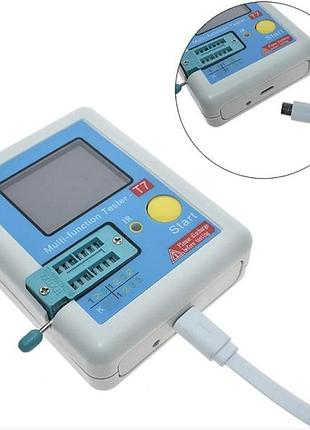 Мультиметр тестер напівпровідників esr lcr великий lcd рк lcr-t7