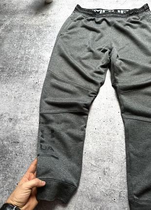 Мужские брюки under armour fleece logo pants!3 фото