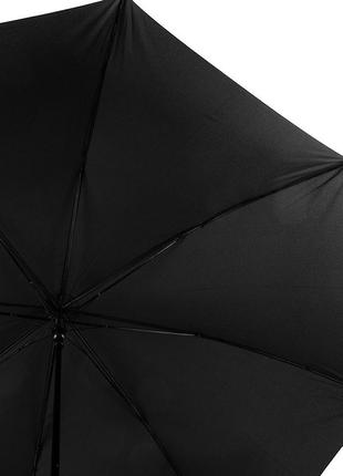 Чоловіча парасолька-тростина автомат 120 см три слони чорна (2000002077282)3 фото