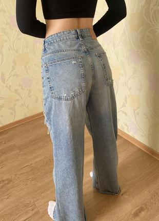 Идеальные джинсы h&amp;m baggy, широкие, прямые6 фото