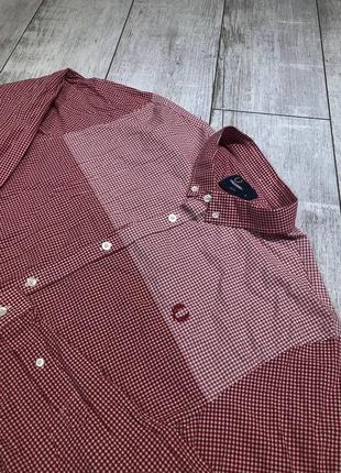 Стильная рубашка в клетку fred perry3 фото