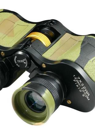 Бінокль 7x32 — bassell (green) + чохол + несплатна доставка + ...
