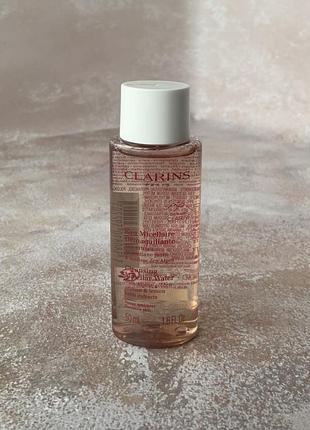 Clarins - cleansing micellar water - мицеллярная вода, 50 ml1 фото