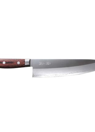 Кухонный нож шеф 210 мм  suncraft коричневый (2000002663317)