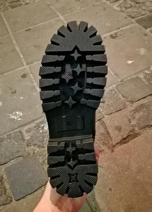 Ботинки  черевики термо кожа осень steel стилы5 фото