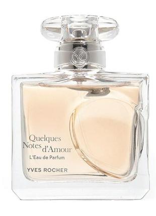 Парфюмерная вода quelques notes d'amour yves rocher 50 мл. 289442 фото