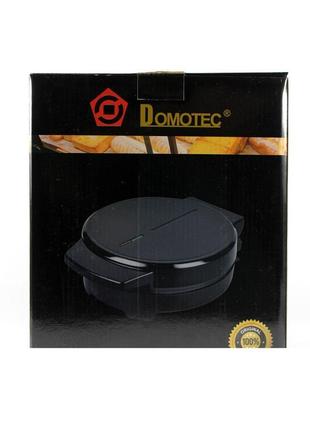 Тостер вафельниця електрична domotec ms-7710 электровафельница