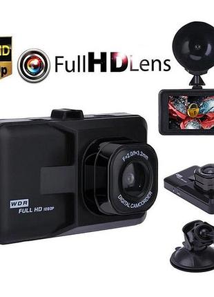 Автомобільний відеореєстратор 626, lcd 3", angel lens, 1080p f...