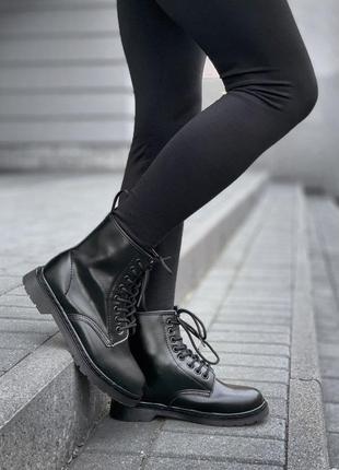 Мужские ботинки dr.martens 1460 mono black3 фото