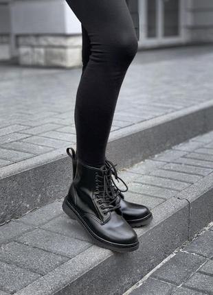 Мужские ботинки dr.martens 1460 mono black7 фото