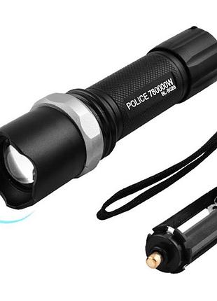 Ліхтар police b026-lm, 3xaaa, zoom, ремінець на руку