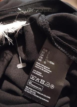 Натуральна,чорна,легка сукня-туніка з об'ємним рукавом,мега батал,h&m,німеччина10 фото