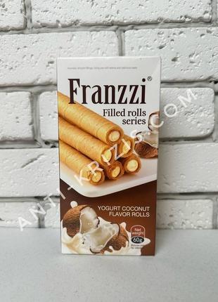 Найсмачніші роли-трубочки franzzi coconut 60 г (3x20g) (54), n...