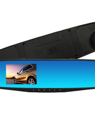 Автомобільний відеореєстратор-дзеркало l-9001, lcd 3.5'', 1080...