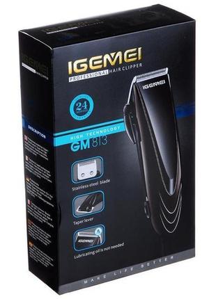 Професійна машинка - триммер для стрижки волосся gemei gm-813 ...