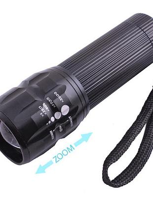 Ліхтар police 8400-lm, 3xaaa, ремінець, zoom