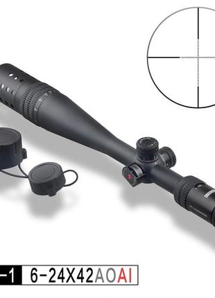 Приціл оптичний vt-1 pro 6-24x42 aoai (discovery)