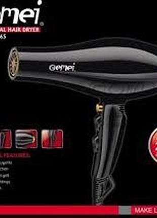 Фен для волосся gemei gm 1765