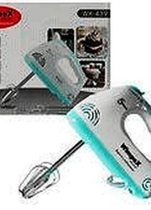 Міксер ручний wimpex wx-439 5 швидкостей 200w білий (os-439w)