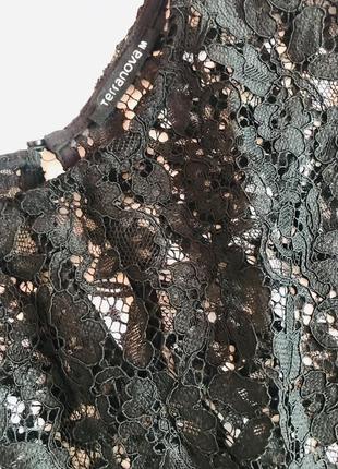 Модная стильная брендовая ажурная блуза с объёмными рукавами🖤8 фото