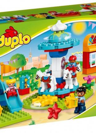 Конструктор lego duplo сімейний парк атракціонів 61 деталь (1084