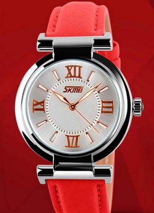 Skmei жіночі годинники skmei elegant red 9075r