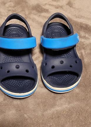 Детские босоножки crocs, размер c 5.3 фото