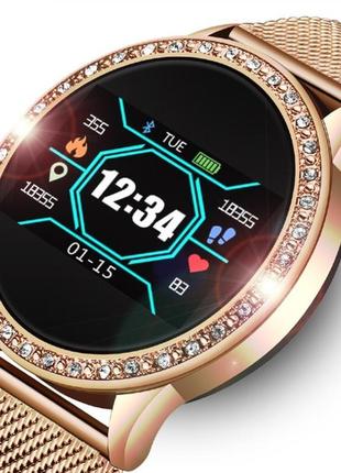 Uwatch фітнес-трекер smart m8 girl gold