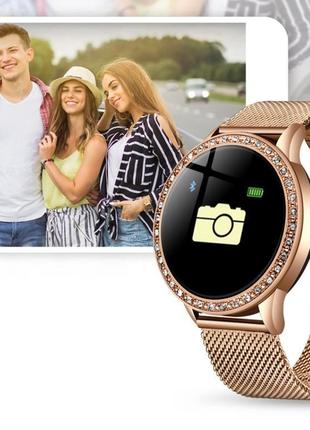 Uwatch фітнес-трекер smart m8 girl gold9 фото