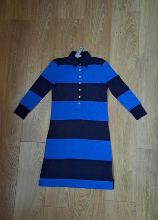 Женское платье поло с длинным рукавом